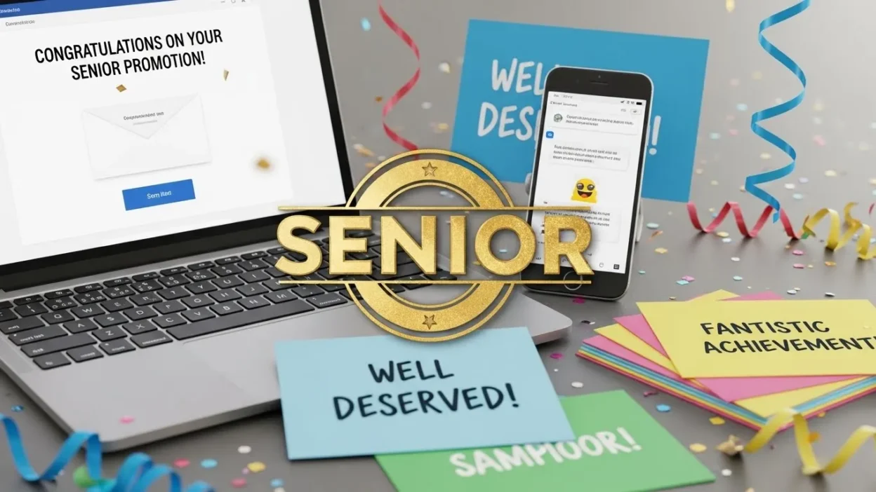 congratulations messages for promotion to senior