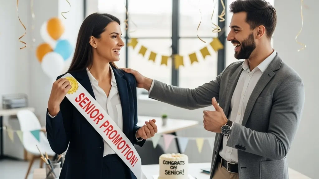 Best Friend Congratulations Messages for Promotion to Senior