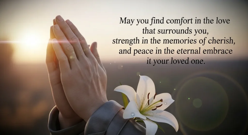 Condolence Comfort Prayer for Loss of Loved One