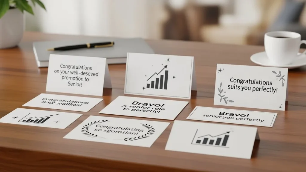 Short Congratulations Messages for Promotion to Senior