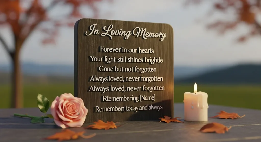 1st Death Anniversary Messages