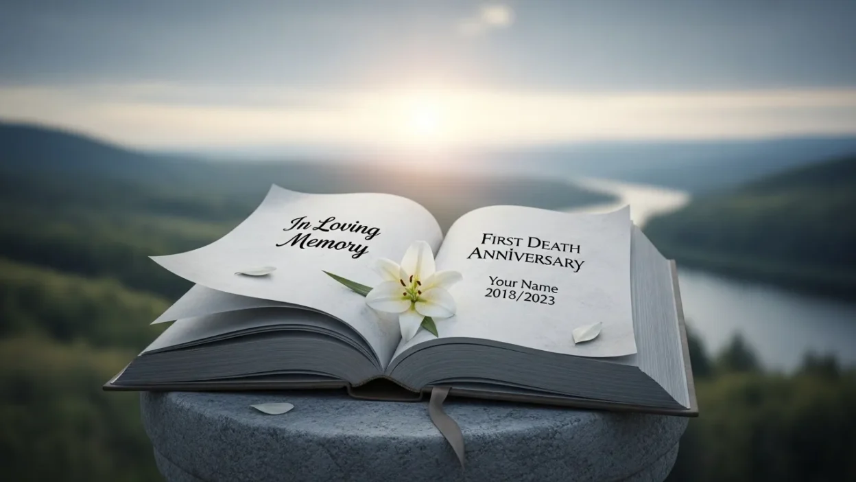 1st Death Anniversary Messages