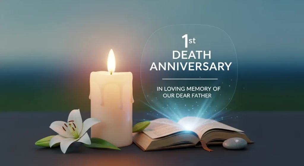 1st Death Anniversary Messages for Father
