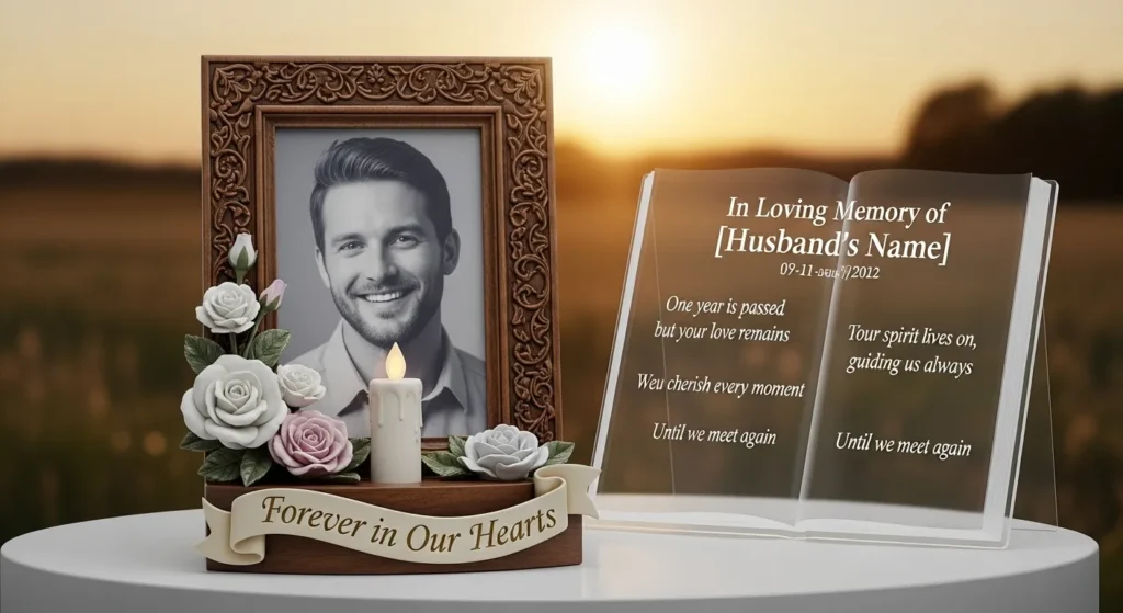 1st Death Anniversary Messages for Husband