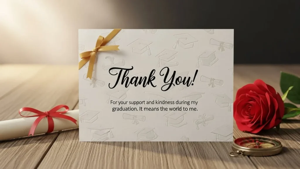 Graduation Thank You Message