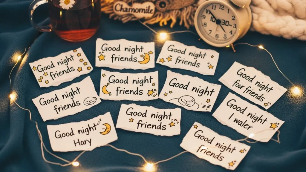 Short Good Night Messages for Friends