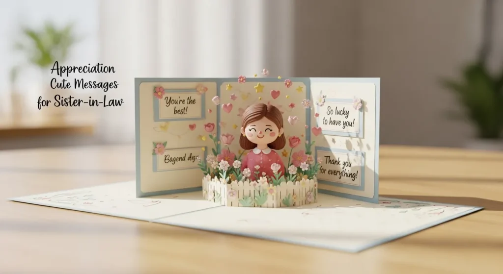 Appreciation Cute Messages for Sister-in-Law 