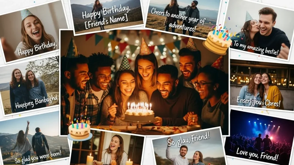 Birthday Short Messages for Best Friend 🎂