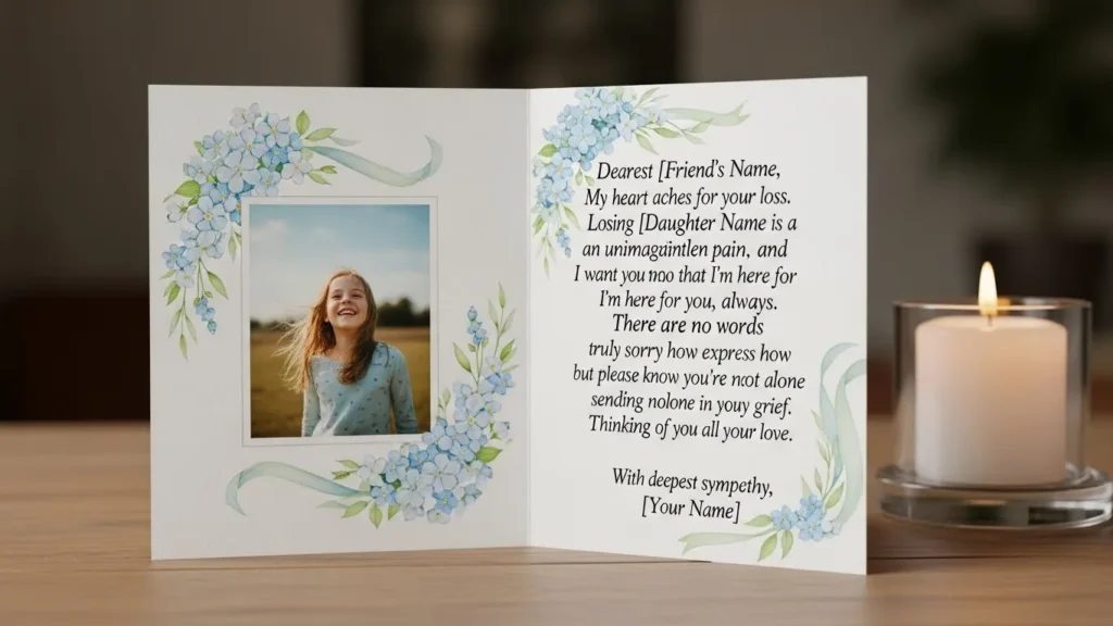 Condolence Messages for Friend Who Lost a Daughter
