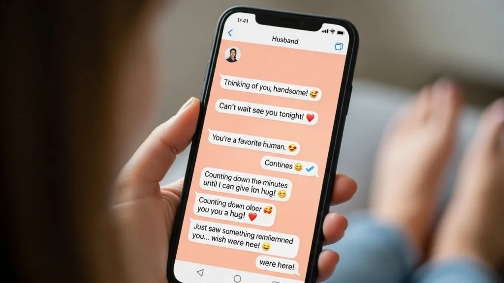 Cute Flirty Text Messages for Husband