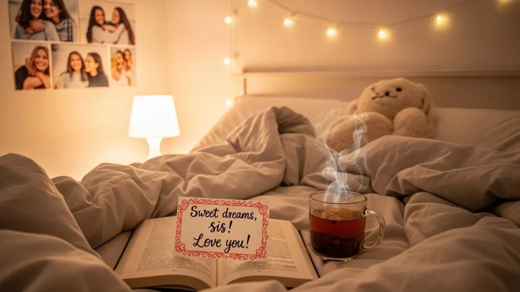 Cute Good Night Messages for Sister