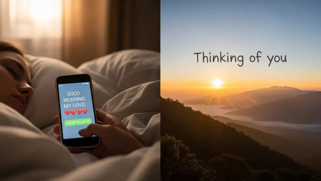 Cute Long Distance Good Morning Messages