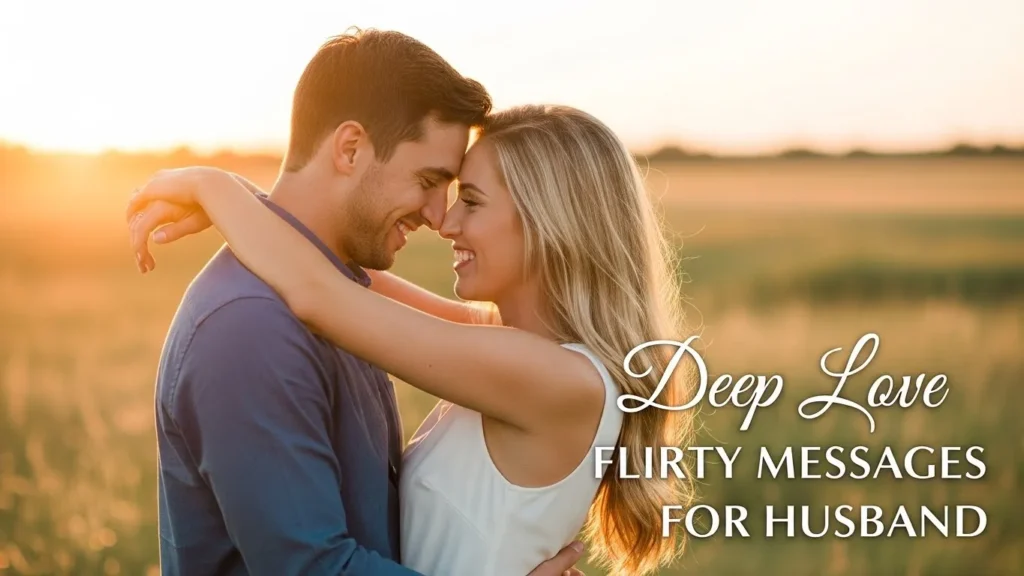 Deep Love Flirty Messages for Husband