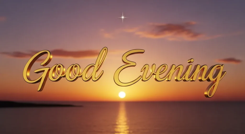 Emotional Good Evening Messages
