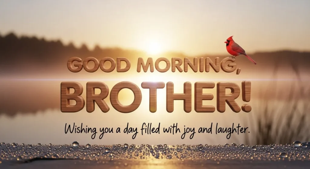Emotional Good Morning Messages for Brother