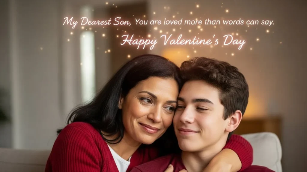 Emotional Valentine Messages for Son from Mom