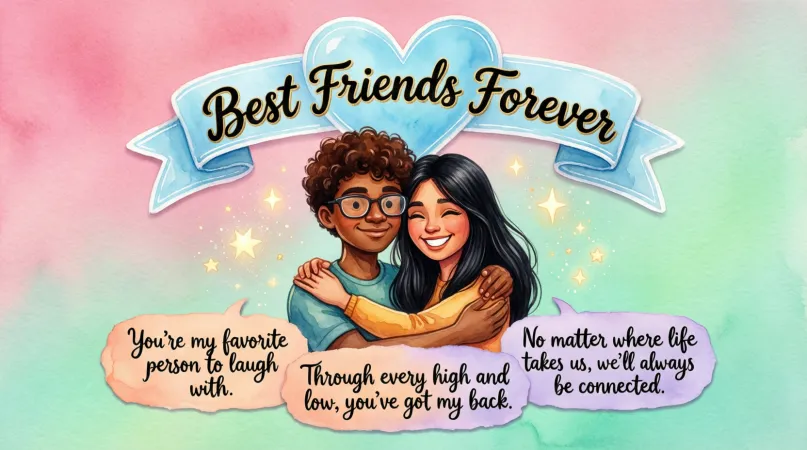 Friendship Appreciation Messages for Best Friend