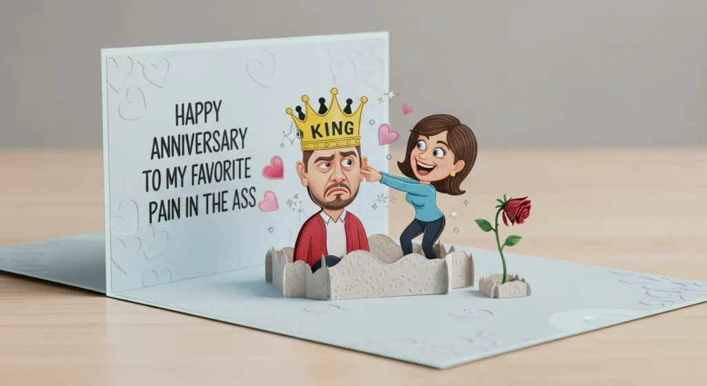 Funny Anniversary Messages for Him