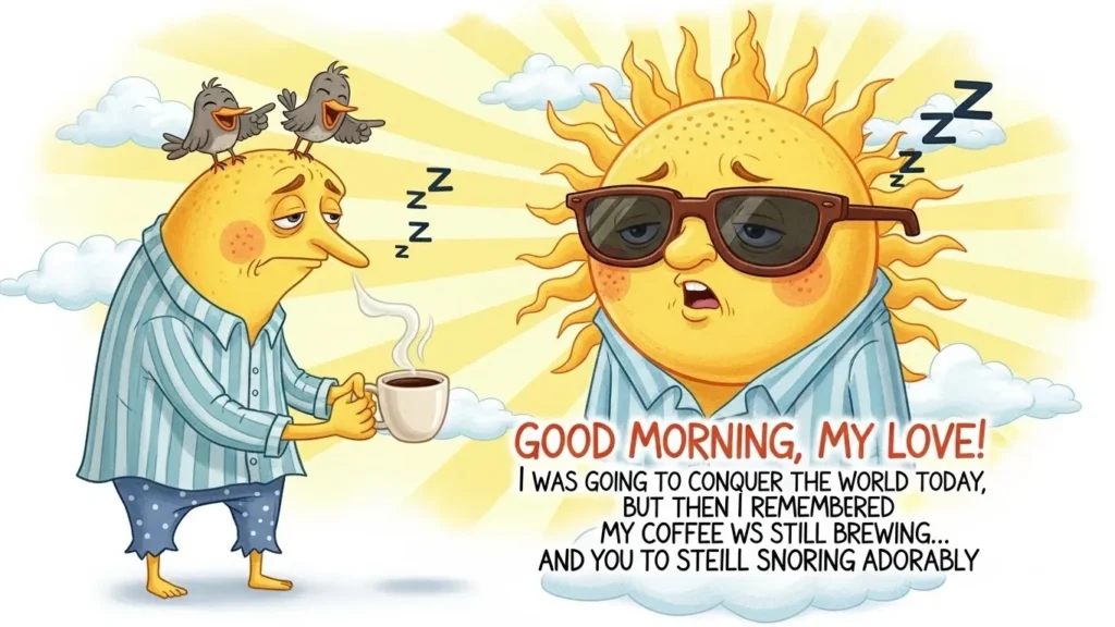 Funny Good Morning Love Messages