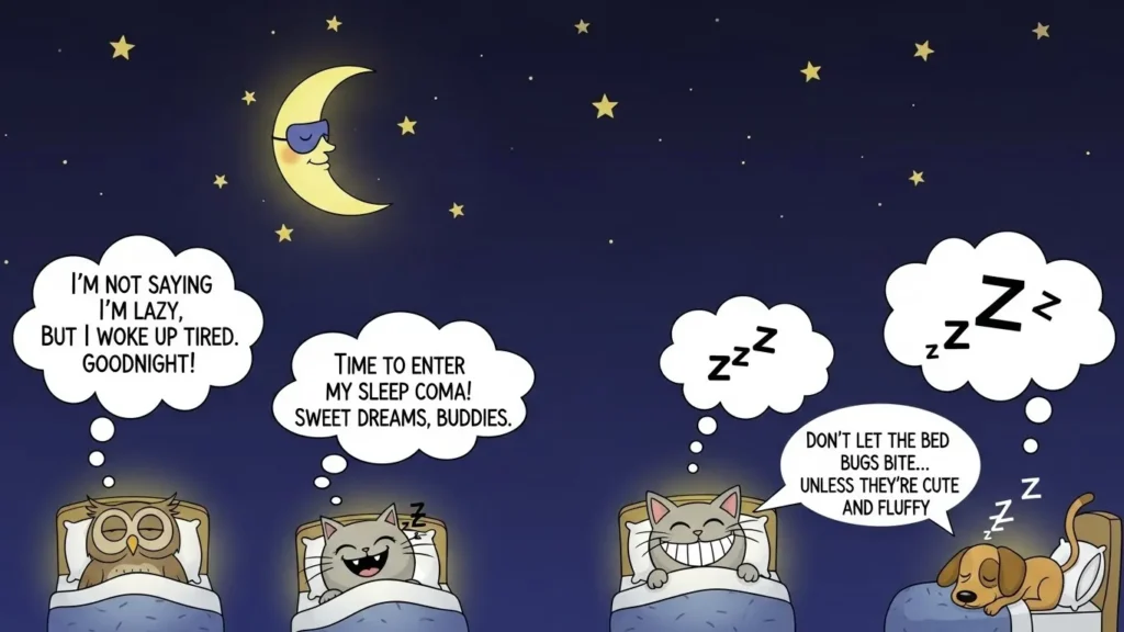 Funny Good Night Messages for Friends