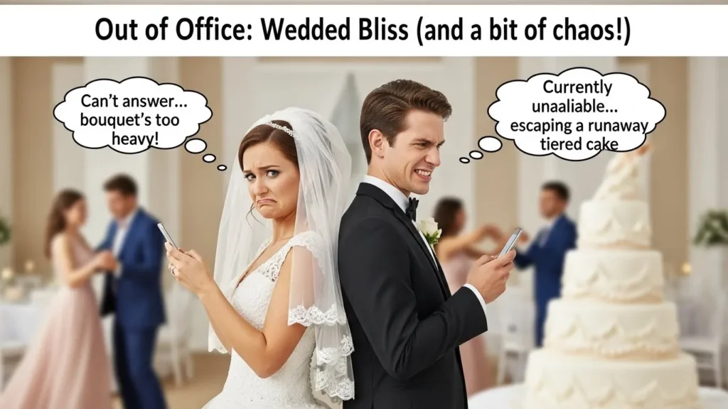 Funny Out of Office Messages for Wedding