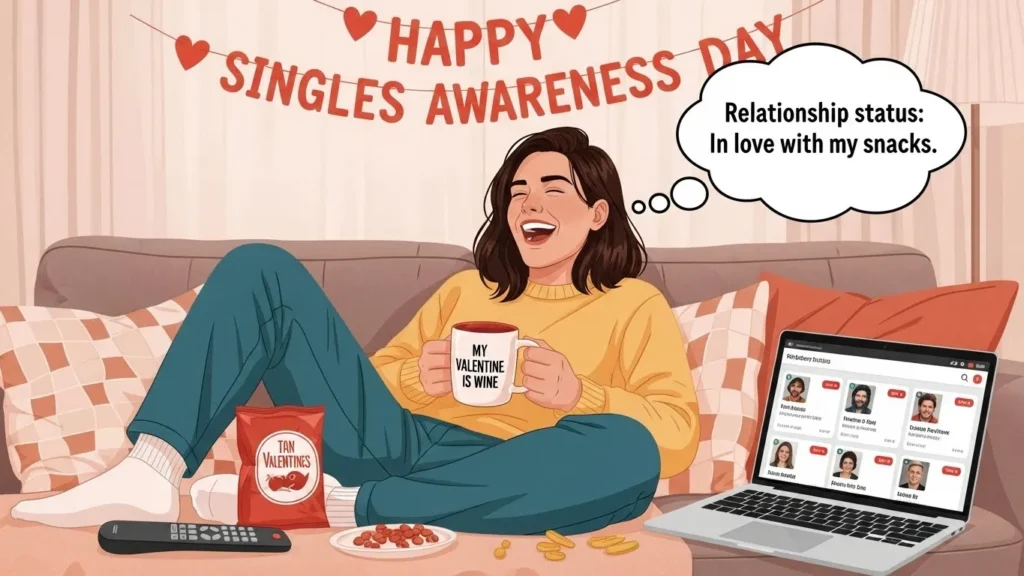 Funny Valentines Day Instagram Captions for Single