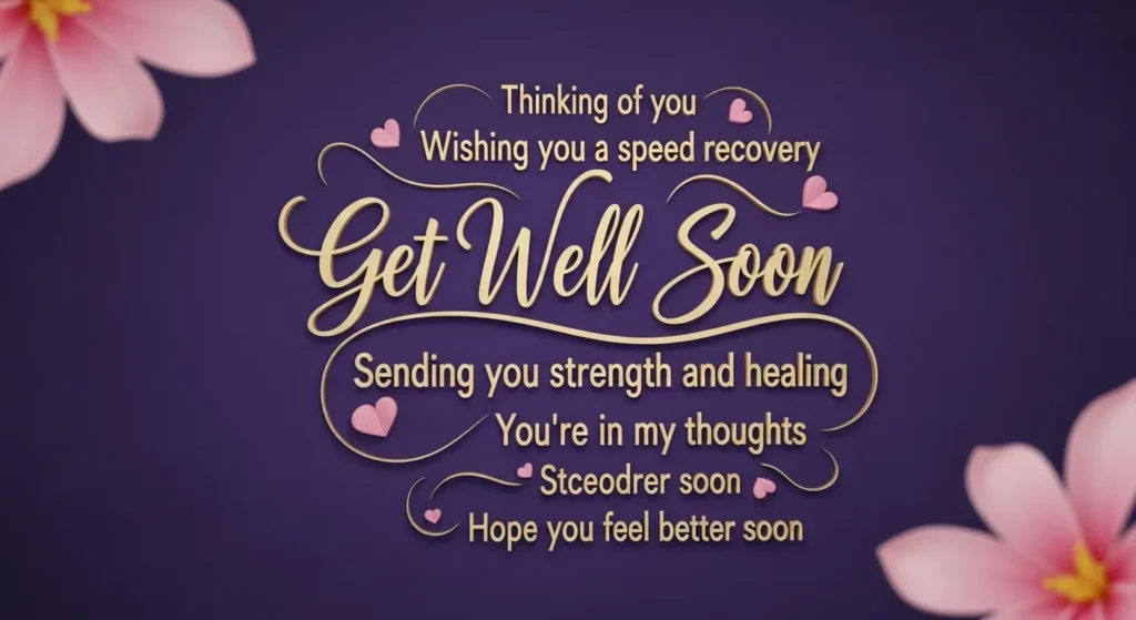 Get Well Soon Messages for Her Quotes Images
