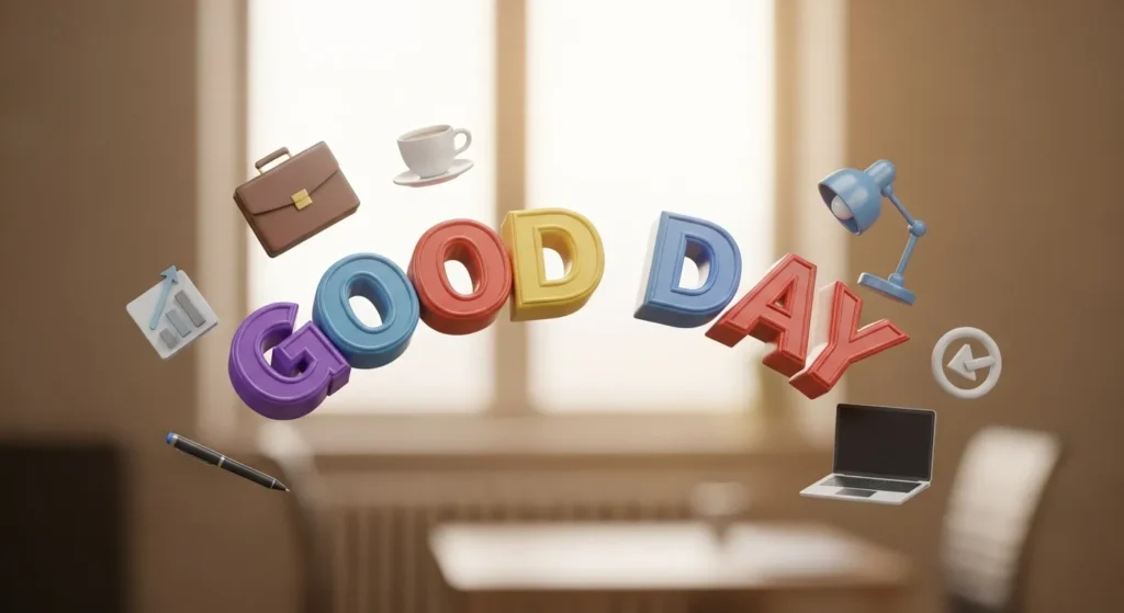 Good Day Messages for Him at Work