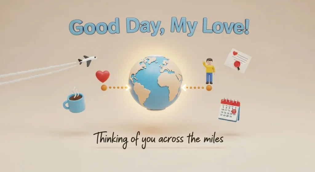 Good Day Messages for Him Long Distance