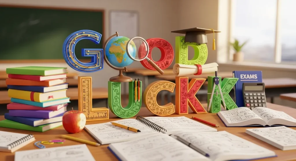 Good Luck Messages for Him for Exams