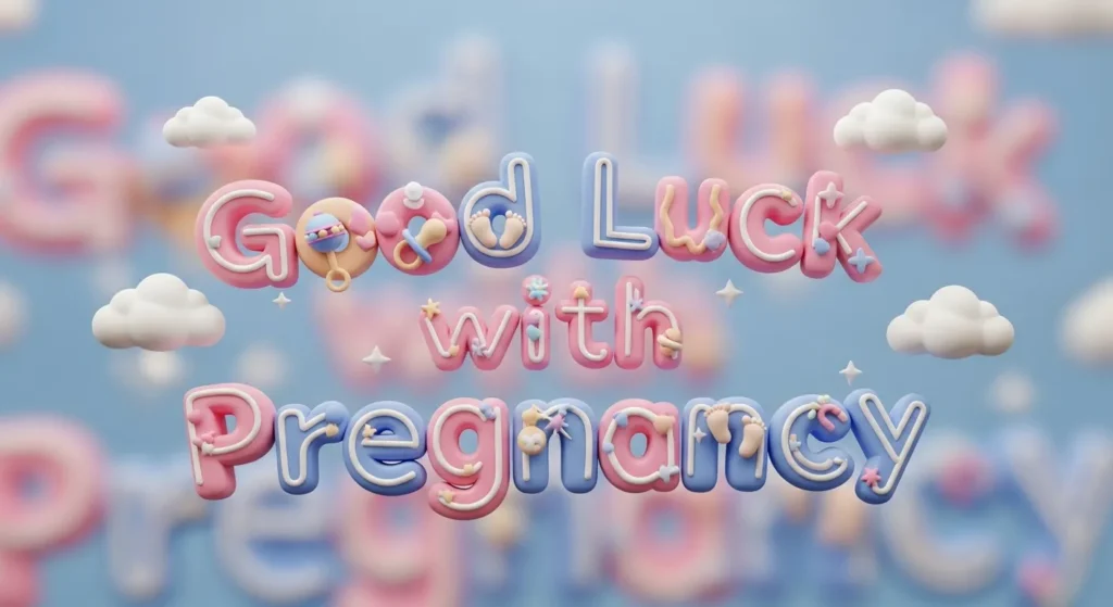Good Luck with Pregnancy Messages