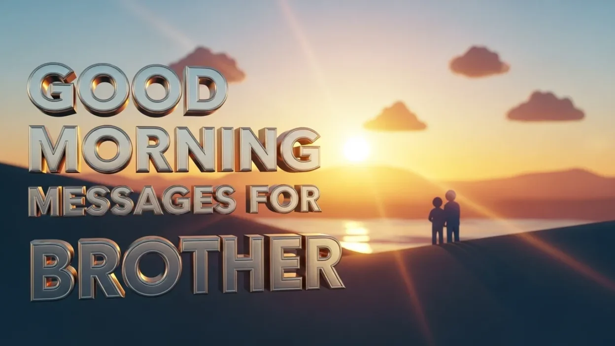 Good Morning Messages for Brother