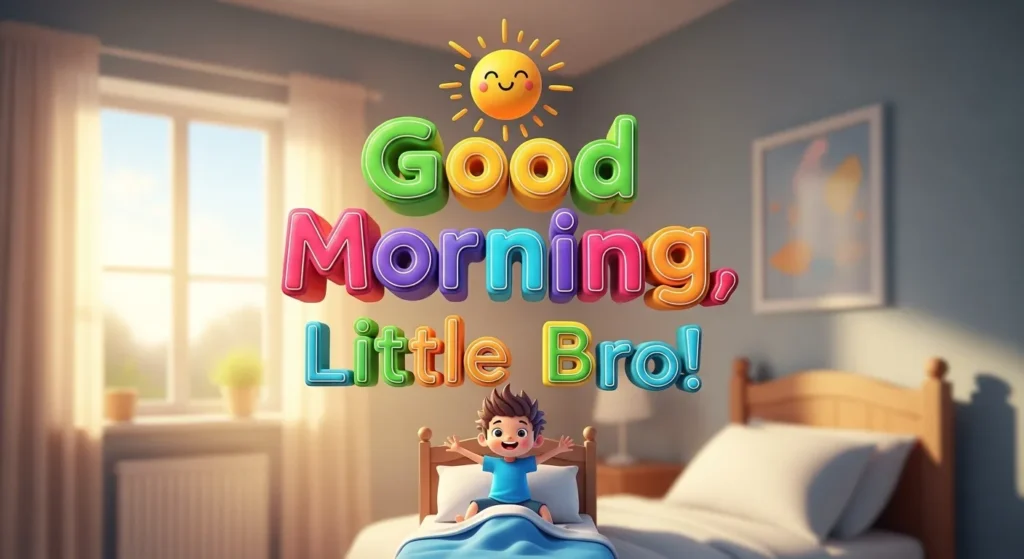 Good Morning Messages for Younger Brother