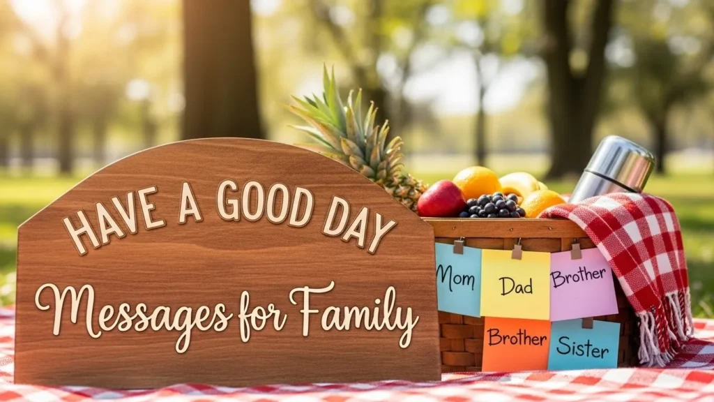 Have a Good Day Messages for Family