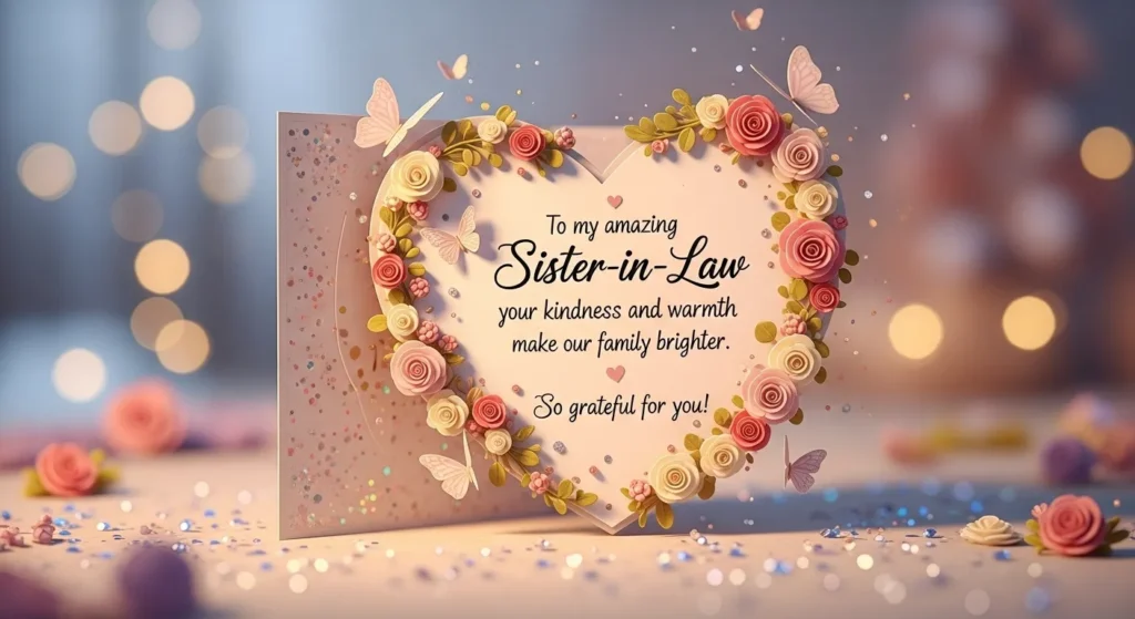 Heart Touching Cute Messages for Sister-in-Law 
