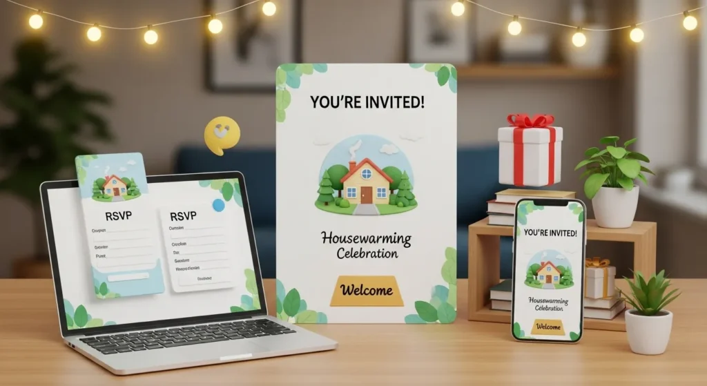 Housewarming Invitation Messages for Online 