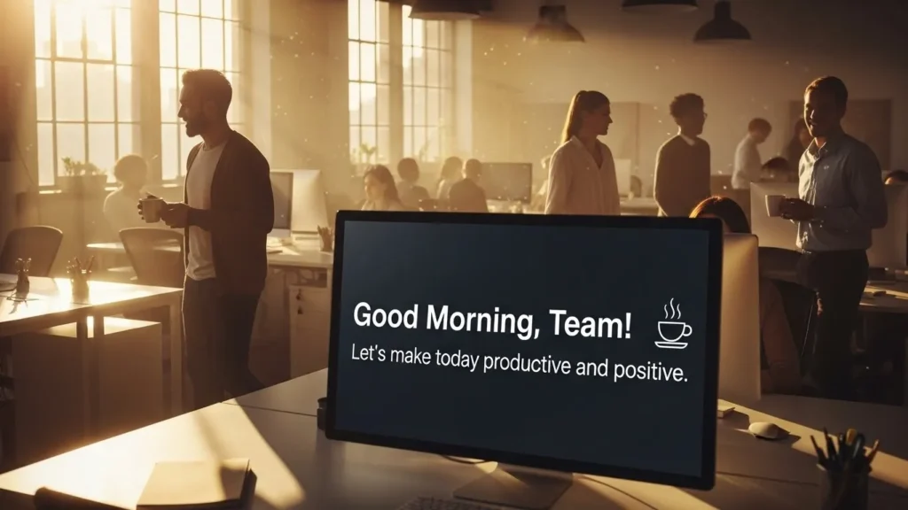 Inspirational Good Morning Messages for Colleagues