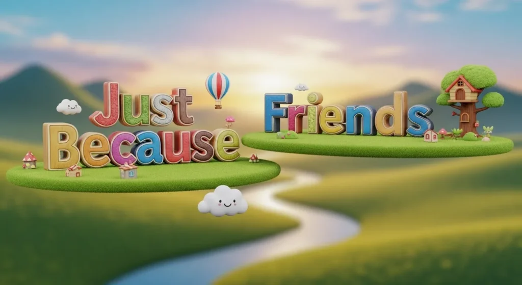 Just Because Messages for Friends