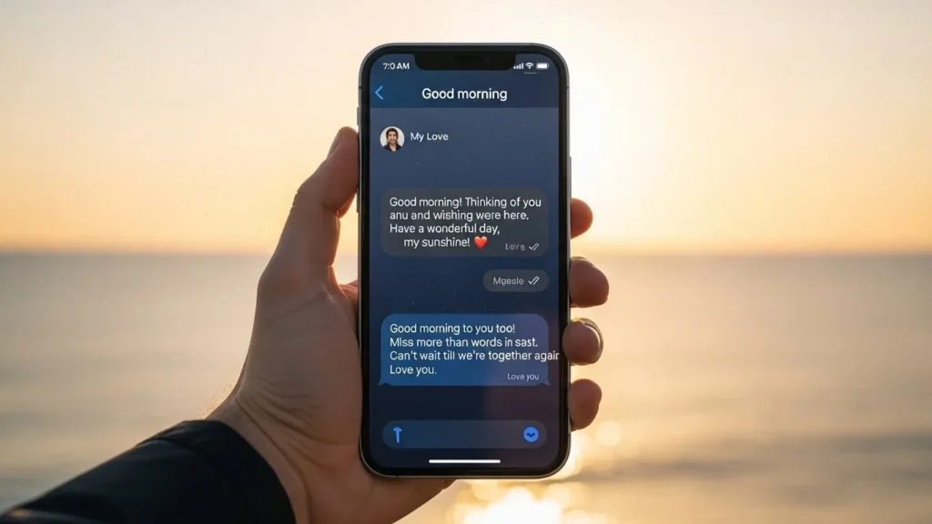 Long Distance Good Morning Messages