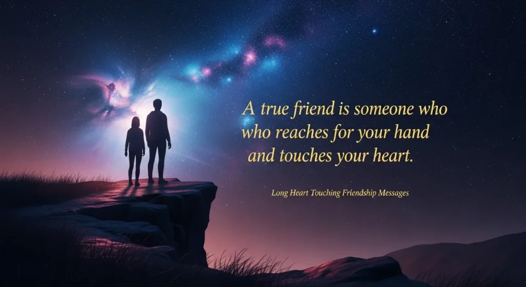 Long Heart Touching Friendship Messages