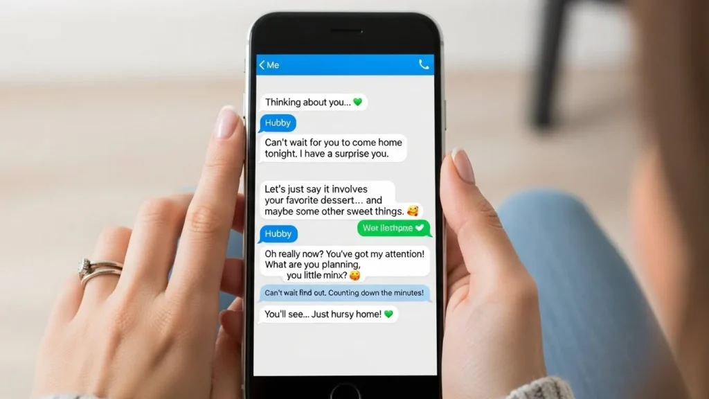 Naughty Flirty Text Messages for Husband