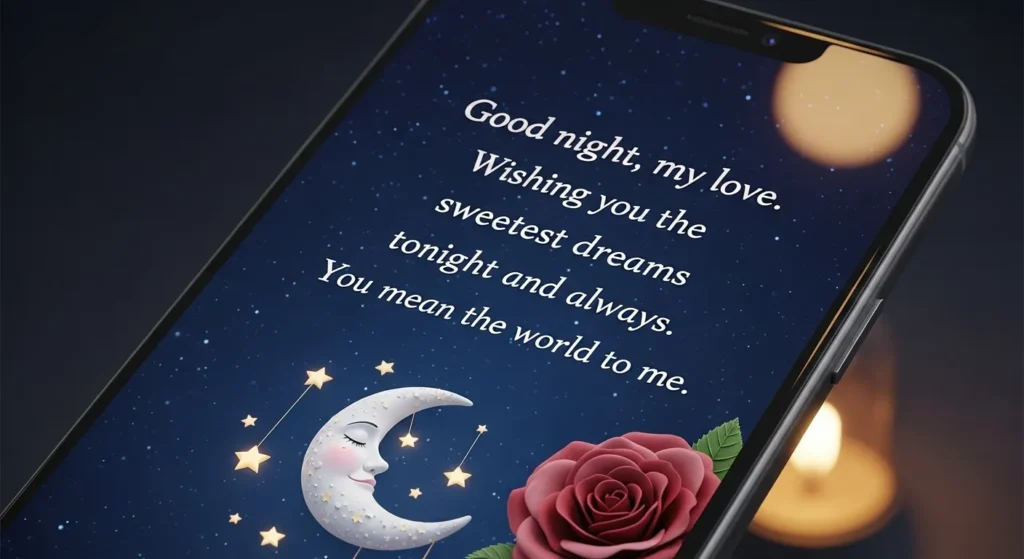 Romantic Good Night Messages for Girlfriend