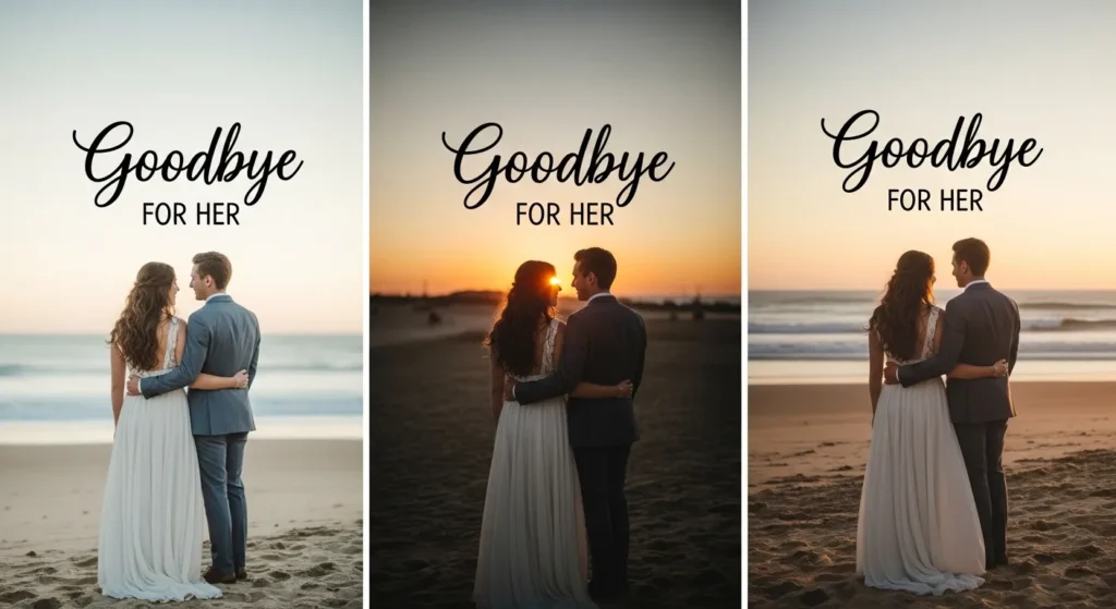 Romantic Goodbye Messages for Her