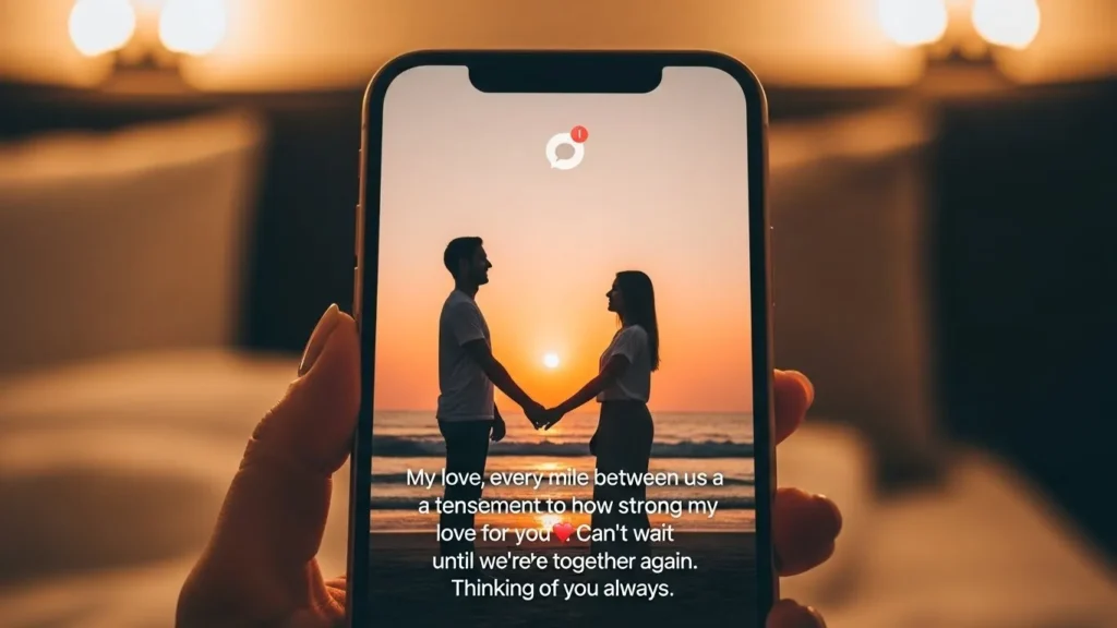 Romantic Long Distance Love Messages for Her