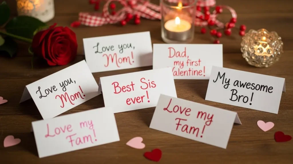 Short and Sweet Valentine Messages for Family