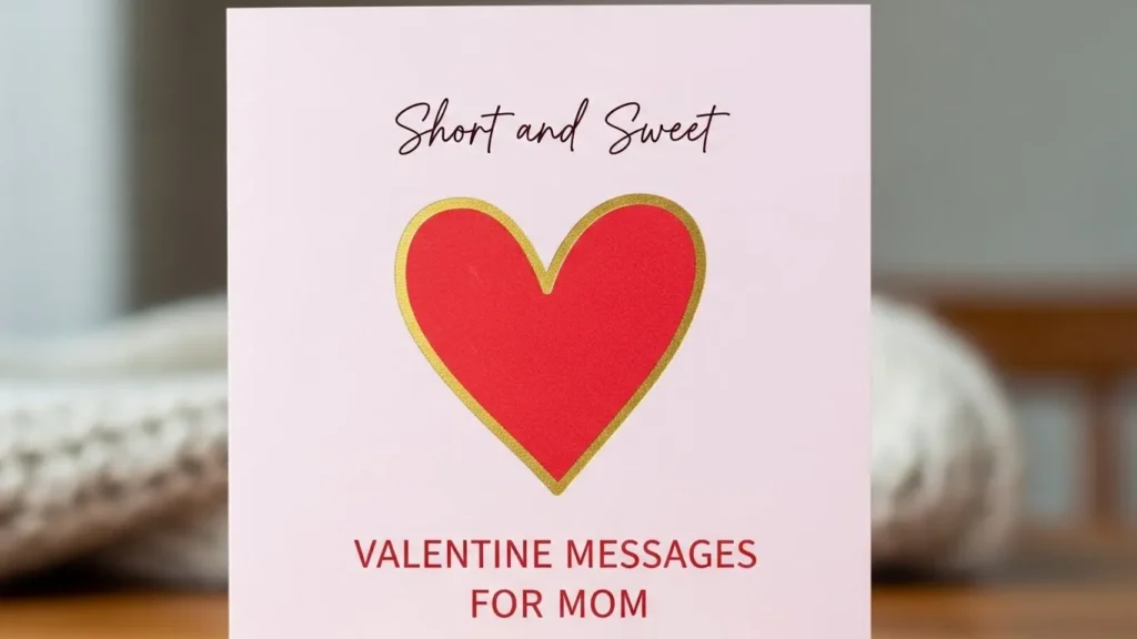 Short and Sweet Valentine Messages for Mom