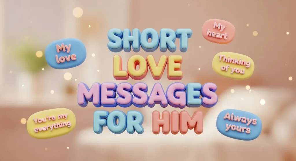 Short Love Messages for Him