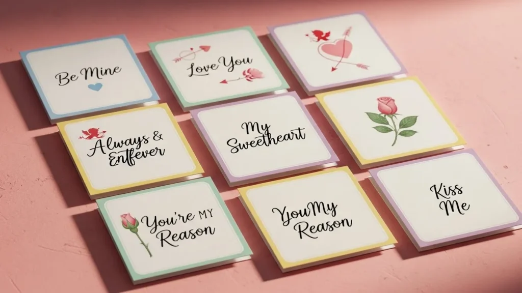 Short Mushy Valentines Messages