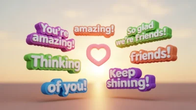 Short Positive Messages for Friends 