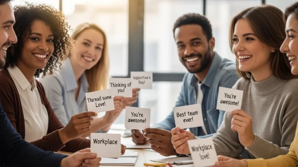 Short Valentine Messages for Coworkers